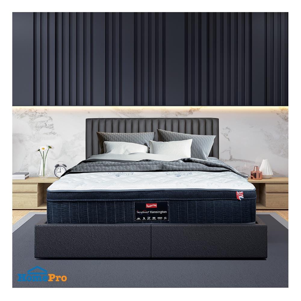 ที่นอนพ็อกเก็ตสปริง 6 ฟุต SLUMBERLAND รุ่น KENSINGTON พร้อมชุดเครื่องนอน 11 ชิ้น