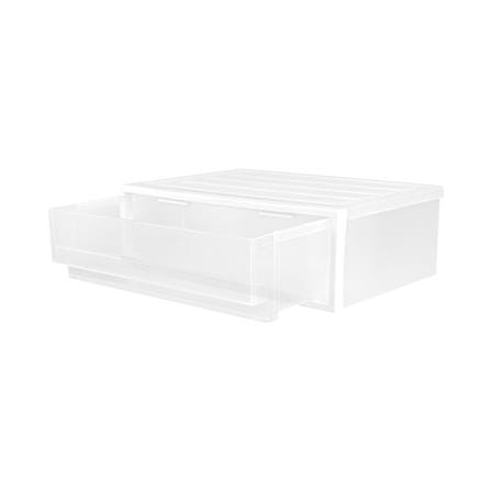กล่องลิ้นชัก 1 ช่อง STACKO CK-11 19.5x27.5x9.5 ซม. สีขาว_3