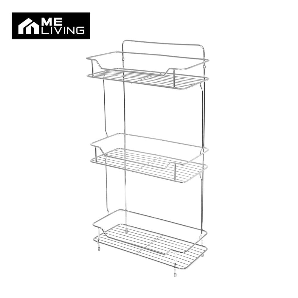 ชั้นวางของโครเมียม 3 ชั้น เปิดหน้า ME LIVING CROMO 32x15.5x61.5 ซม.