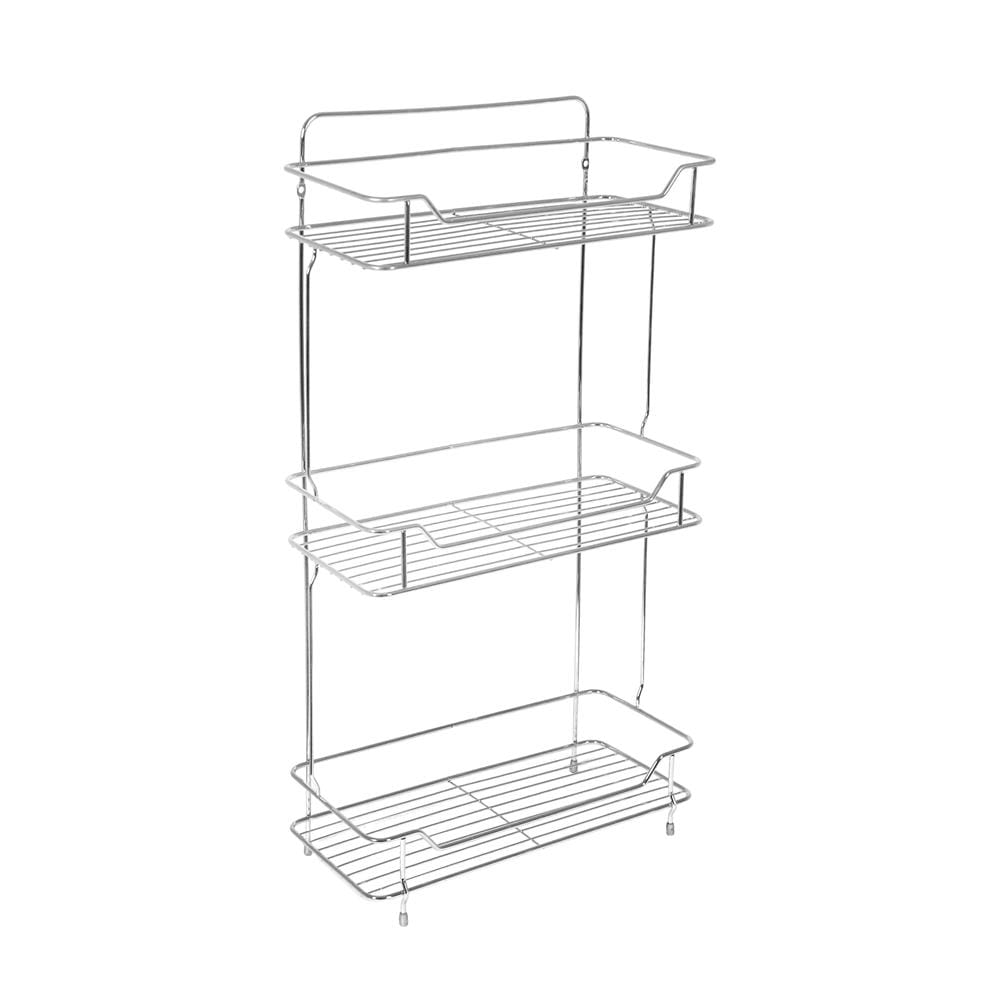 ชั้นวางของโครเมียม 3 ชั้น เปิดหน้า ME LIVING CROMO 32x15.5x61.5 ซม.