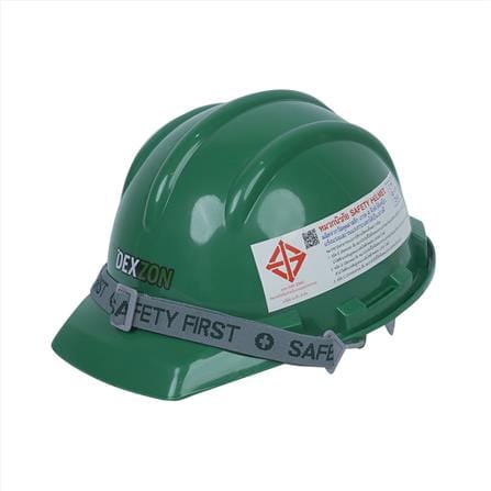 หมวกนิรภัย HDPE มาตรฐานมอก. DEXZON 2332 สีเขียว