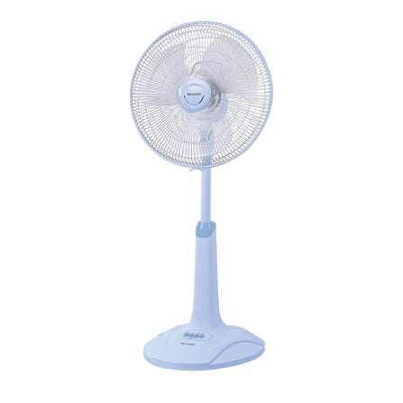 พัดลมสไลด์ 16 นิ้ว SHARP PJ-SL163LB สีฟ้าอ่อน_1