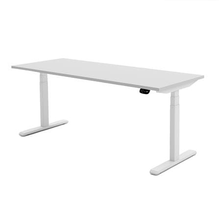 โต๊ะปรับระดับไฟฟ้า WORKSCAPE WDH-00011 180 ซม. สีขาว/ขาว