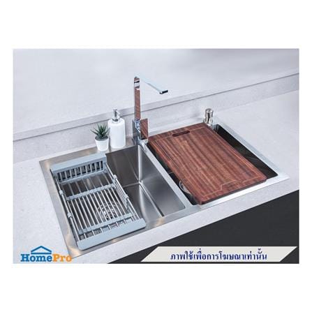 ซิงค์ฝัง 2 หลุม HAFELE MARIA 495.39.613 สีเงิน_2