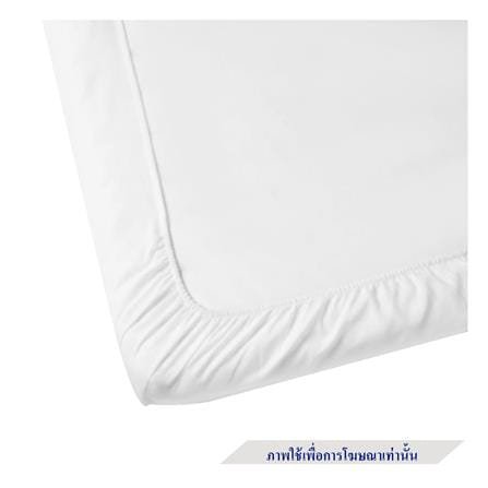 ผ้าปูที่นอน 5 ฟุต SWENY HOTEL STRIPE 250T สีขาว_3