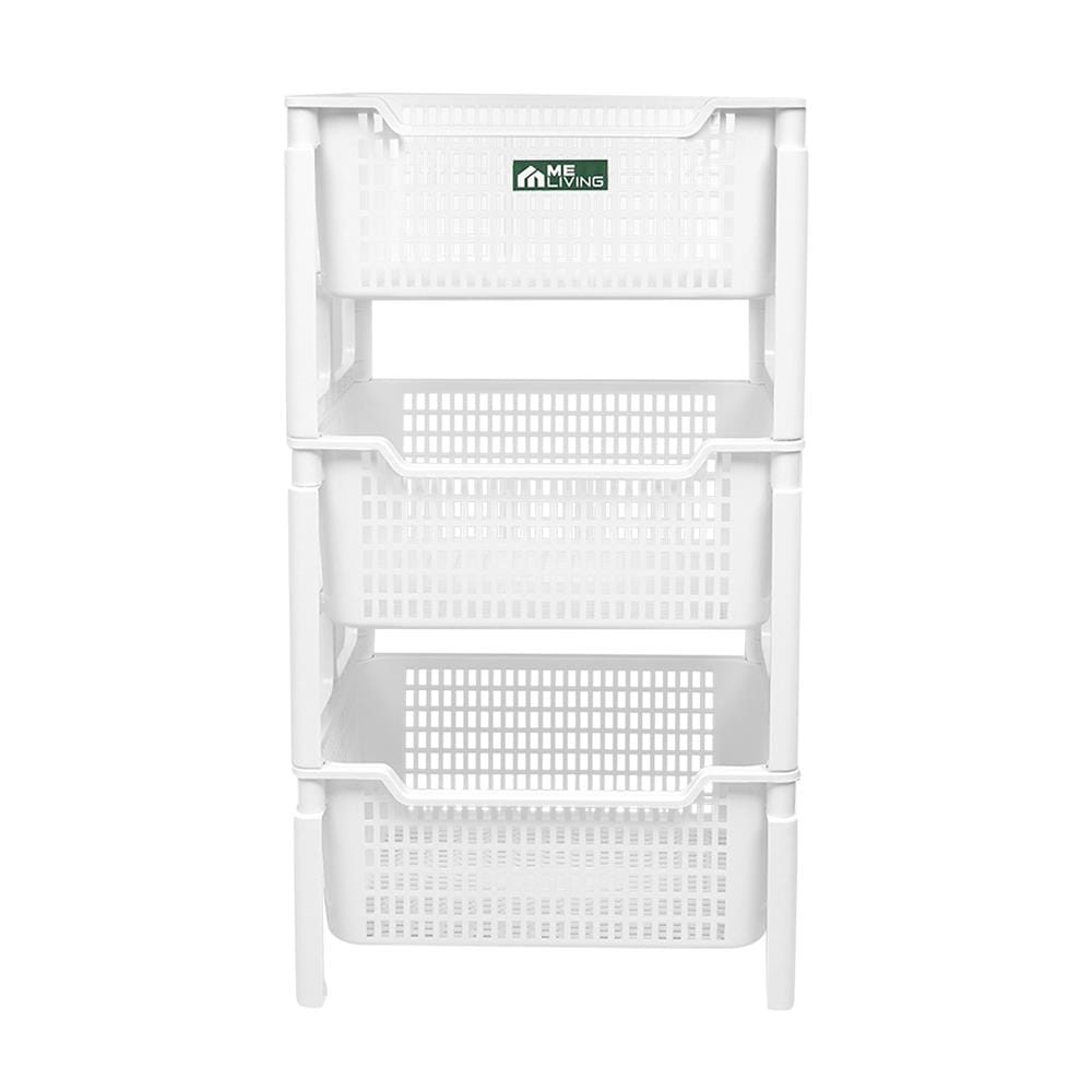 ชั้นวางของ 3 ชั้น ME LIVING SNOWY 41x51x91 ซม. สีขาว