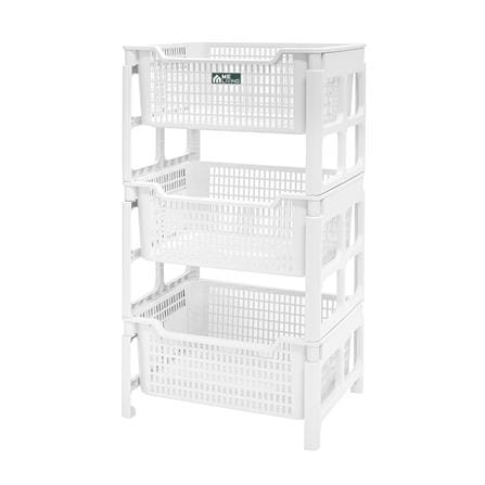 ชั้นวางของ 3 ชั้น ME LIVING SNOWY 41x51x91 ซม. สีขาว_1
