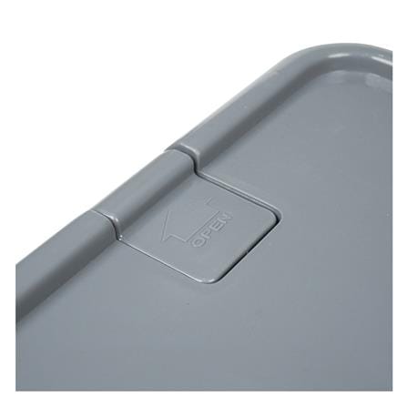 กล่องฝาล็อกหูหิ้ว 26 ลิตร STACKO 31x46.5x26.2 ซม. สีเทา_4