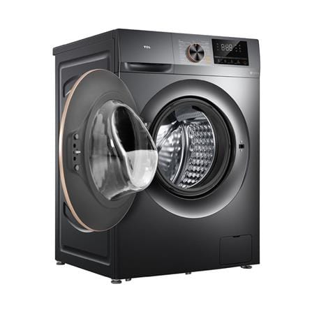 เครื่องซักอบผ้าฝาหน้า TCL WT11EPWDG 10/7 กก. 1200RPM อินเวอร์เตอร์ สีเทา_2