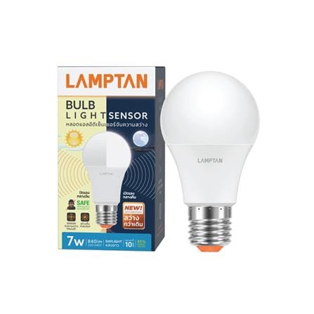 หลอด LED LAMPTAN LIGHT SENSOR 7 วัตต์ DAYLIGHT E27_2