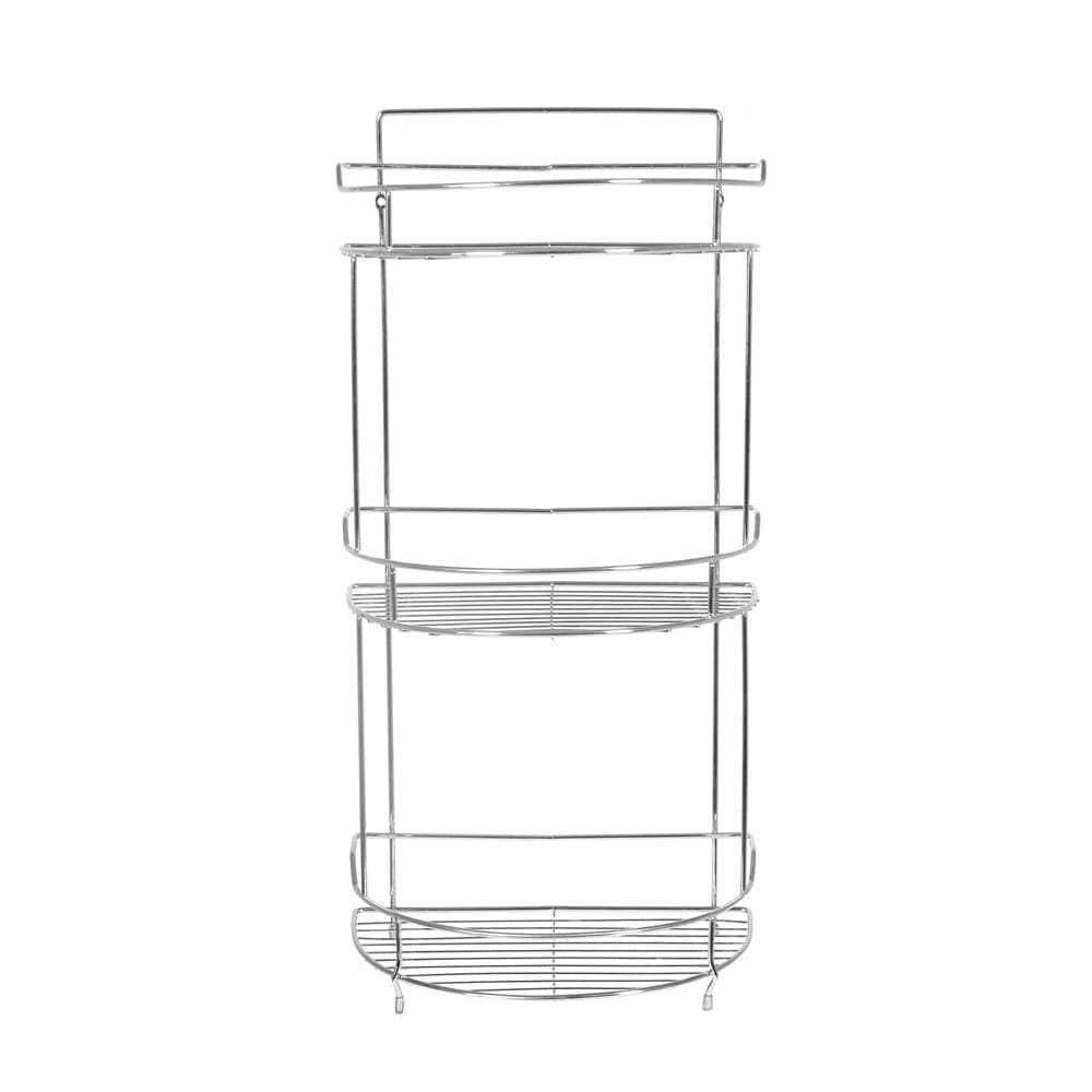 ชั้นวางของโครเมียม 3 ชั้น ทรงครึ่งวงกลม ME LIVING CROMO 28x17x57.5 ซม.