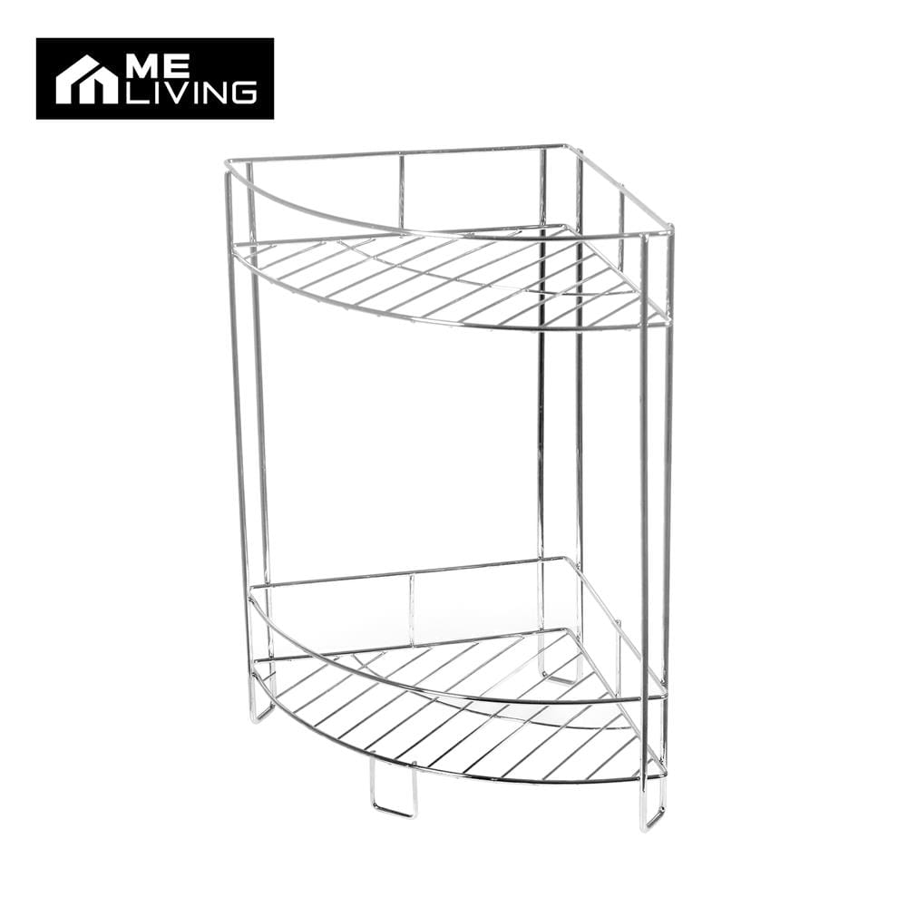 ชั้นเข้ามุมโครเมียม 2 ชั้น ME LIVING CROMO 20x20x35 ซม.