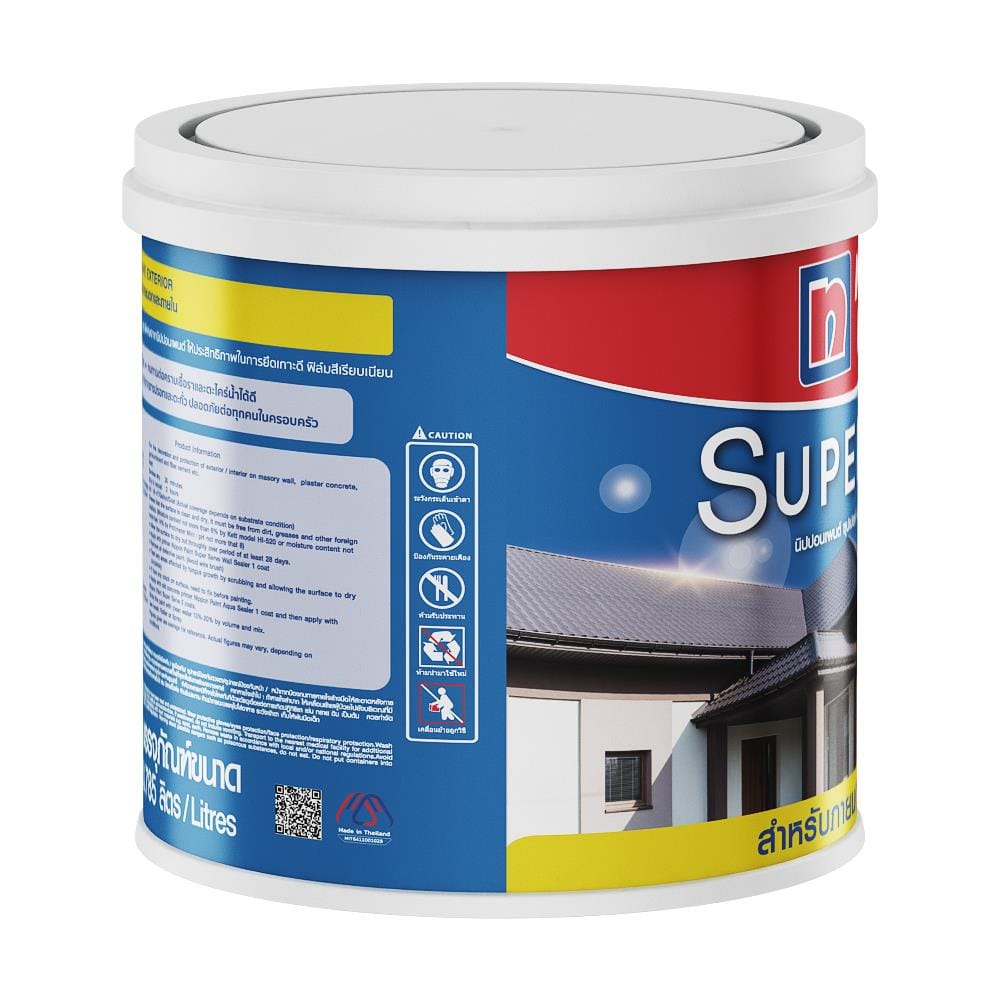 สีน้ำทาภายนอก NIPPON PAINT SUPER SERVE BASE D ด้าน 1 แกลลอน
