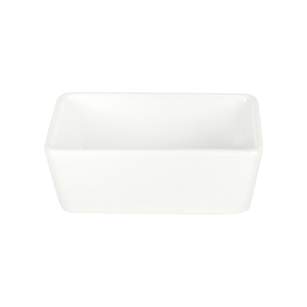 ถ้วยเหลี่ยม PORCELAIN 2.5x4 นิ้ว KECH SNOW_1
