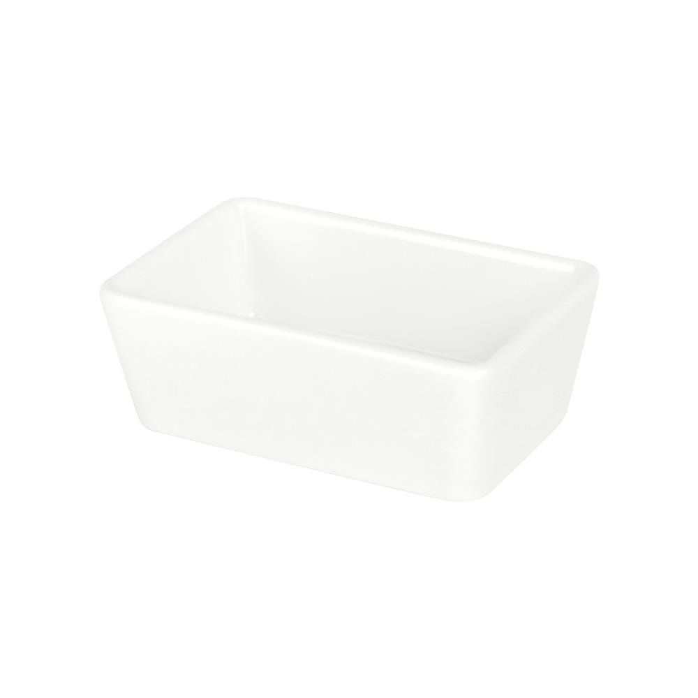 ถ้วยเหลี่ยม PORCELAIN 2.5x4 นิ้ว KECH SNOW