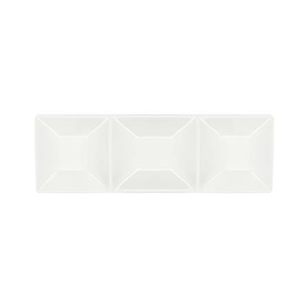 ถ้วยน้ำจิ้มเหลี่ยม PORCELAIN 3 ช่อง KECH SNOW ROOF_2