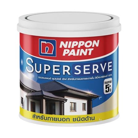 สีน้ำทาภายนอก NIPPON PAINT SUPER SERVE BASE C ด้าน 1 แกลลอน