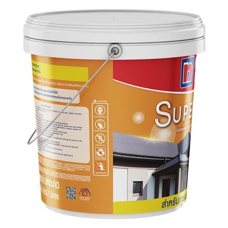สีน้ำทาภายนอก NIPPON PAINT SUPER SERVE BASE D กึ่งเงา 2.5 แกลลอน_3