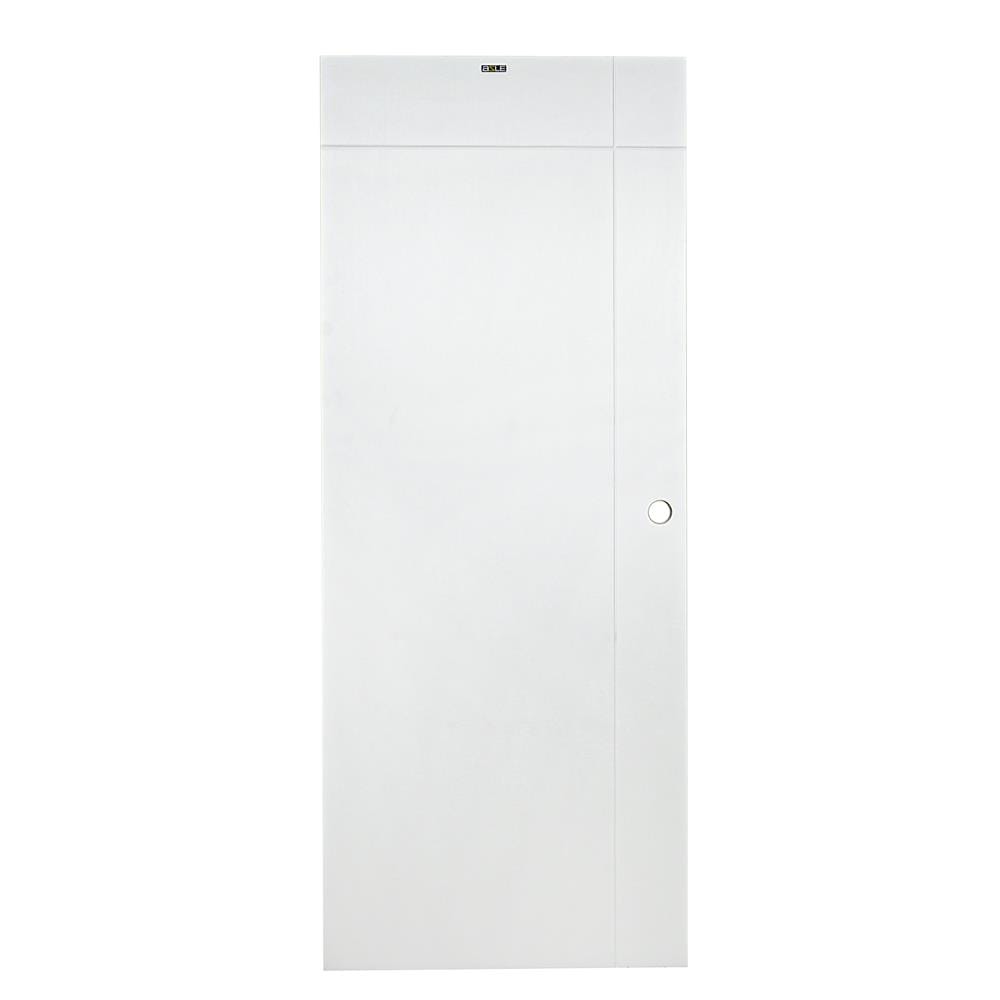 ประตูภายนอก UPVC AZLE PZV6 80X200 ซม. สีขาว เจาะลูกบิด