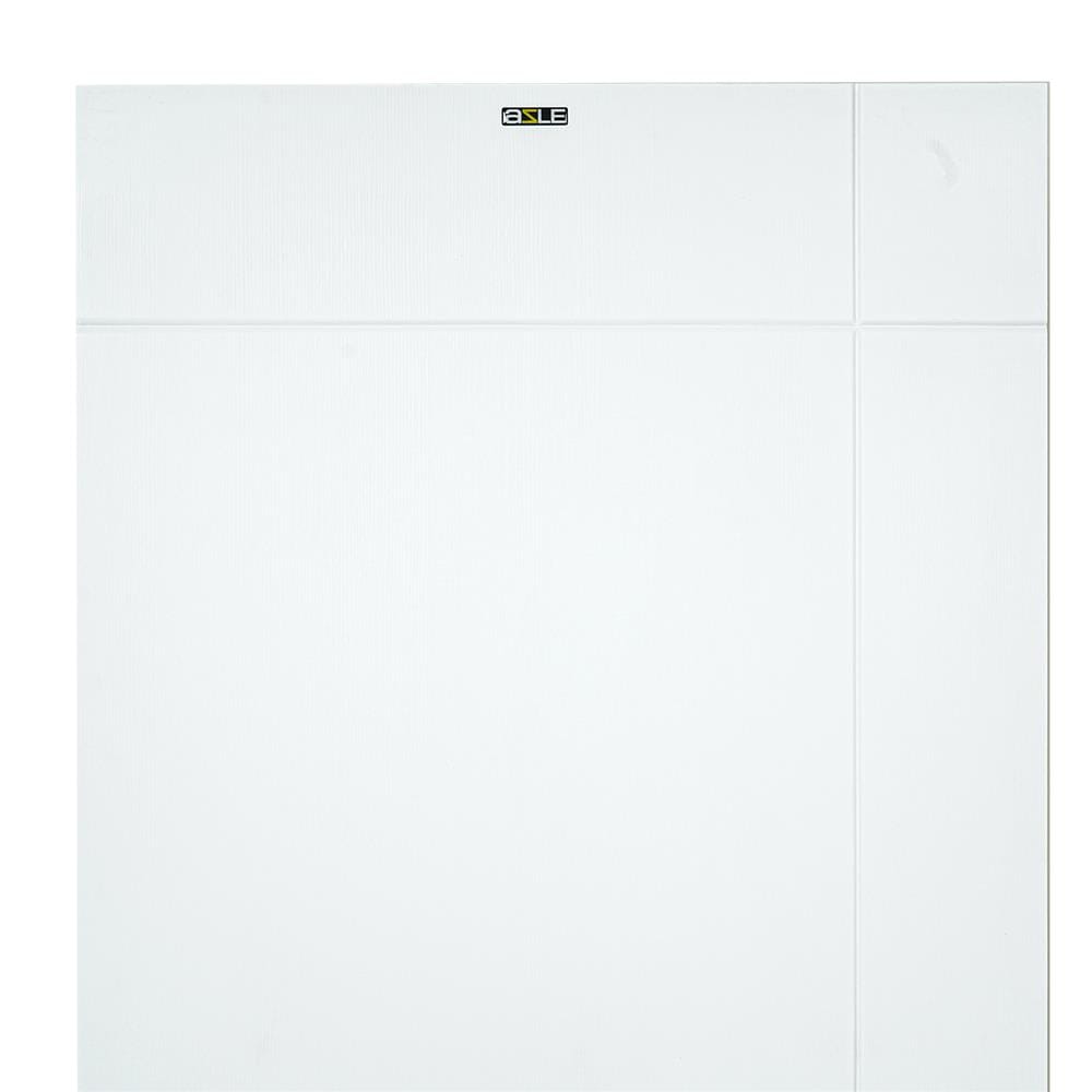 ประตูภายนอก UPVC AZLE PZV6 80X200 ซม. สีขาว เจาะลูกบิด