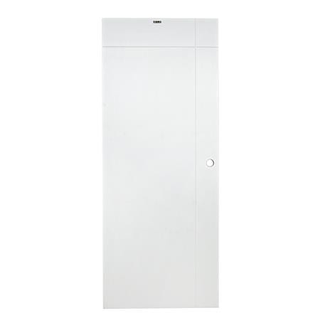 ประตูภายนอก UPVC AZLE PZV6 80X200 ซม. สีขาว เจาะลูกบิด