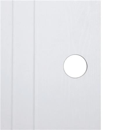 ประตูภายนอก UPVC AZLE PZV3 80X200 ซม. สีขาว เจาะลูกบิด_1