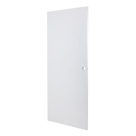 ประตูภายนอก UPVC AZLE PZV3 80X200 ซม. สีขาว เจาะลูกบิด_2