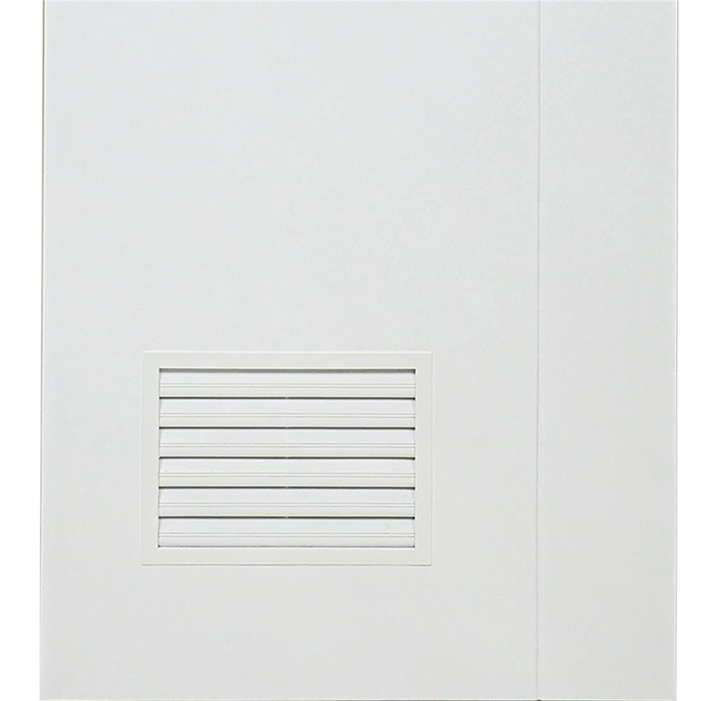 ประตูห้องน้ำ UPVC AZLE PZLV6 70X200 ซม. สีขาว เจาะลูกบิด