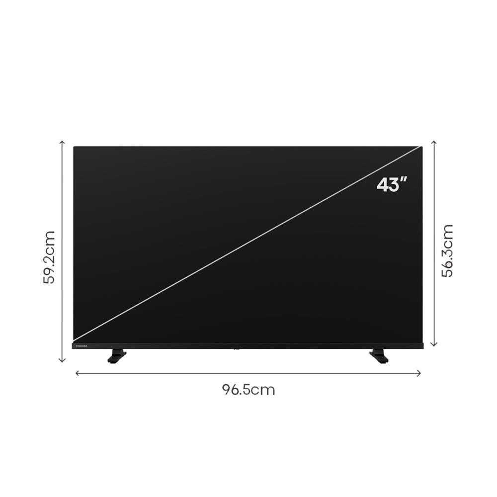 ทีวีแอลอีดี 43 นิ้ว TOSHIBA (FULL HD, LED, ANDROID TV) 43V35MP