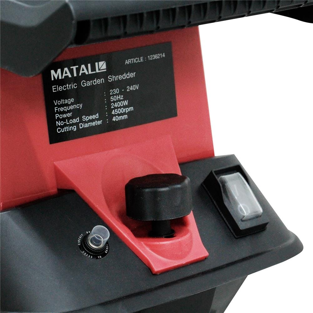 เครื่องย่อยกิ่งไม้ MATALL SHD02801 2400 วัตต์