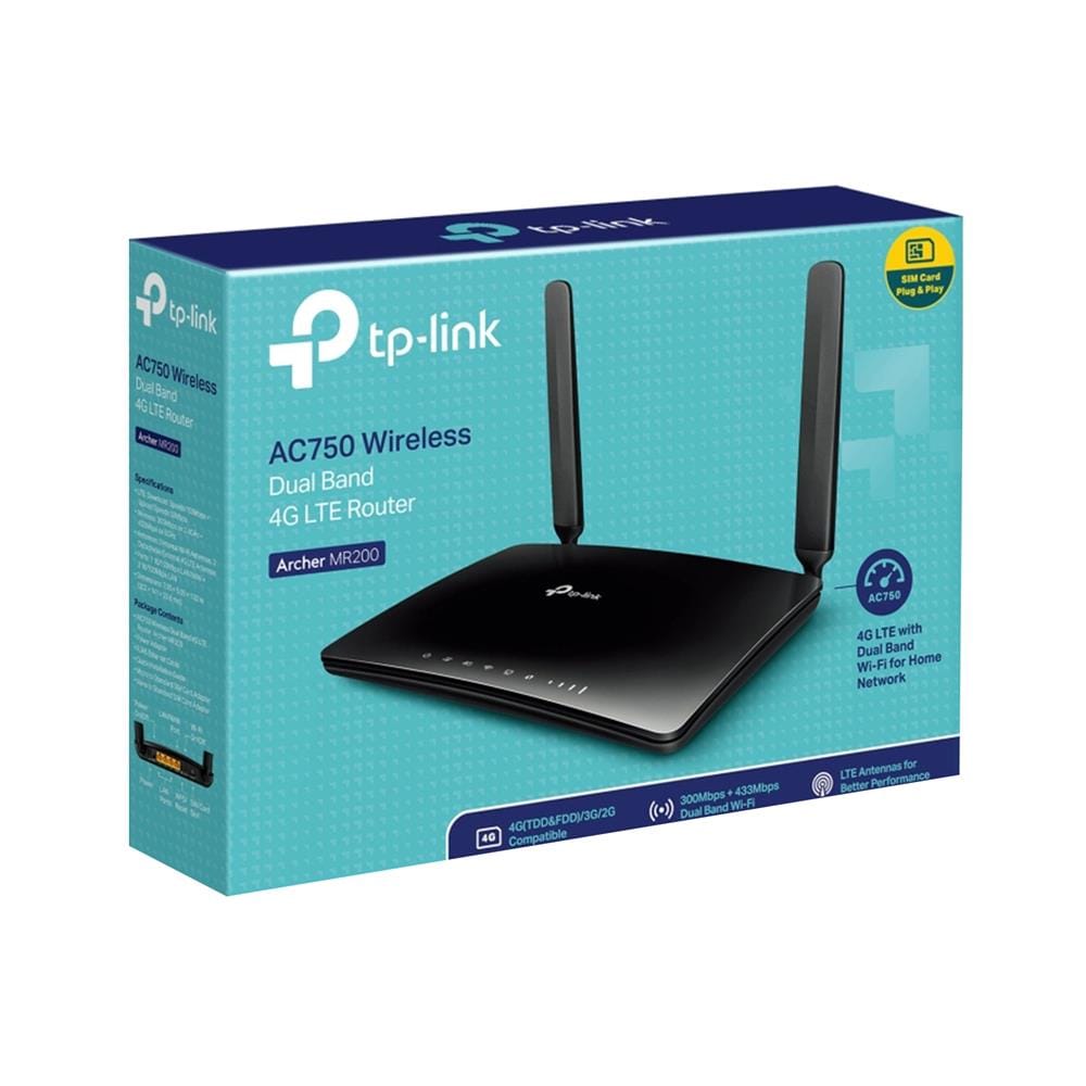 เราเตอร์ TP-LINK ARCHER MR200 AC750 WIRELESS DUAL 4G LTE