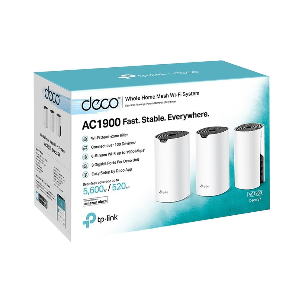 ตัวกระจายสัญญาณ TP-LINK DECO S7 AC1900 WHOLEHOME MESH WI-FI