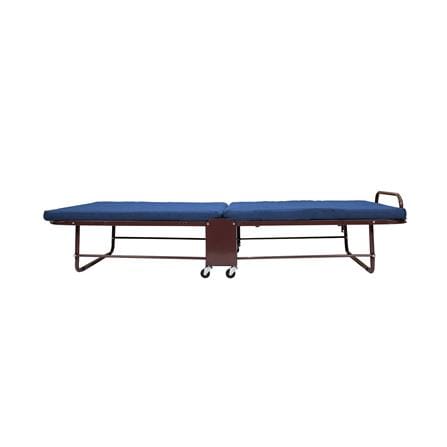 เตียงพับพร้อม TOPPER THAIBULL OLT235-90S สีน้ำเงิน/น้ำตาล_1