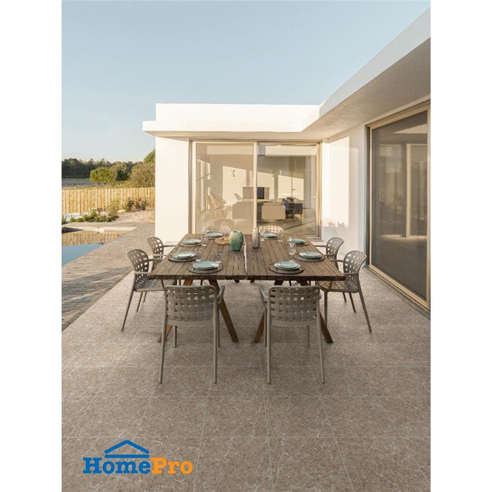 กระเบื้องพื้นพอร์ซเลน  16x16 นิ้ว COTTO เพรส น้ำตาล ExC PM 0.96 ตร.ม.