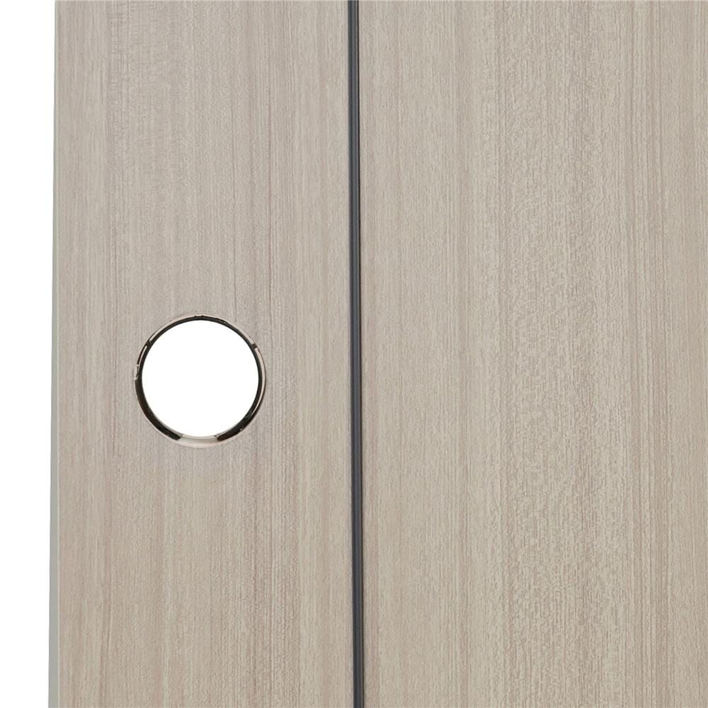 ประตูห้องน้ำ UPVC AZLE GROOVE P3 เกล็ดล่าง 70X200 ซม. สีบีช เจาะลูกบิด