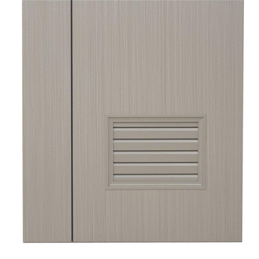 ประตูห้องน้ำ UPVC AZLE GROOVE P3 เกล็ดล่าง 70X200 ซม. สี PINK OAK เจาะลูกบิด