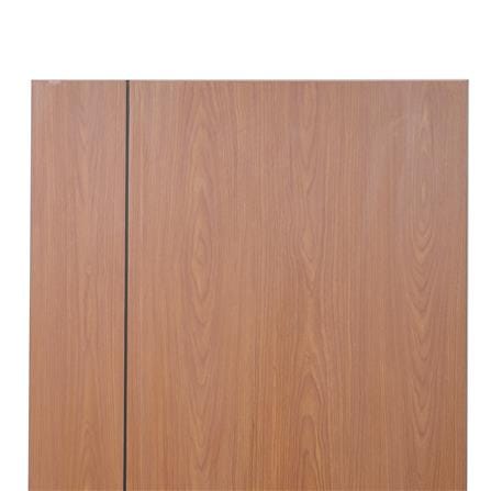 ประตูห้องน้ำ UPVC AZLE GROOVE P3 เกล็ดล่าง 70x200 ซม. สี ORANGE TEAK เจาะลูกบิด_4
