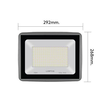 สปอตไลท์ภายนอก LED LAMPTAN FIRM 150 วัตต์ DAYLIGHT_6