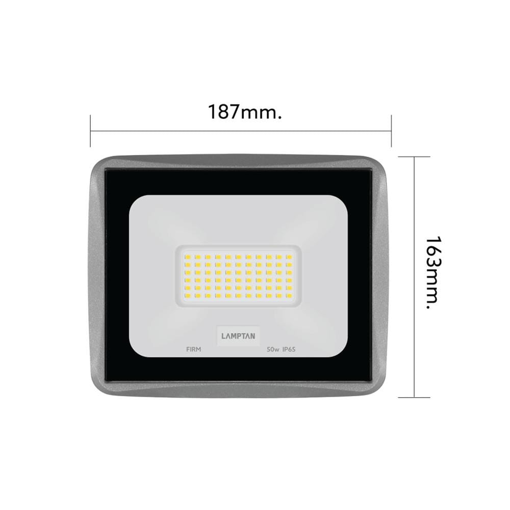 สปอตไลท์ภายนอก LED LAMPTAN FIRM 50 วัตต์ WARM WHITE