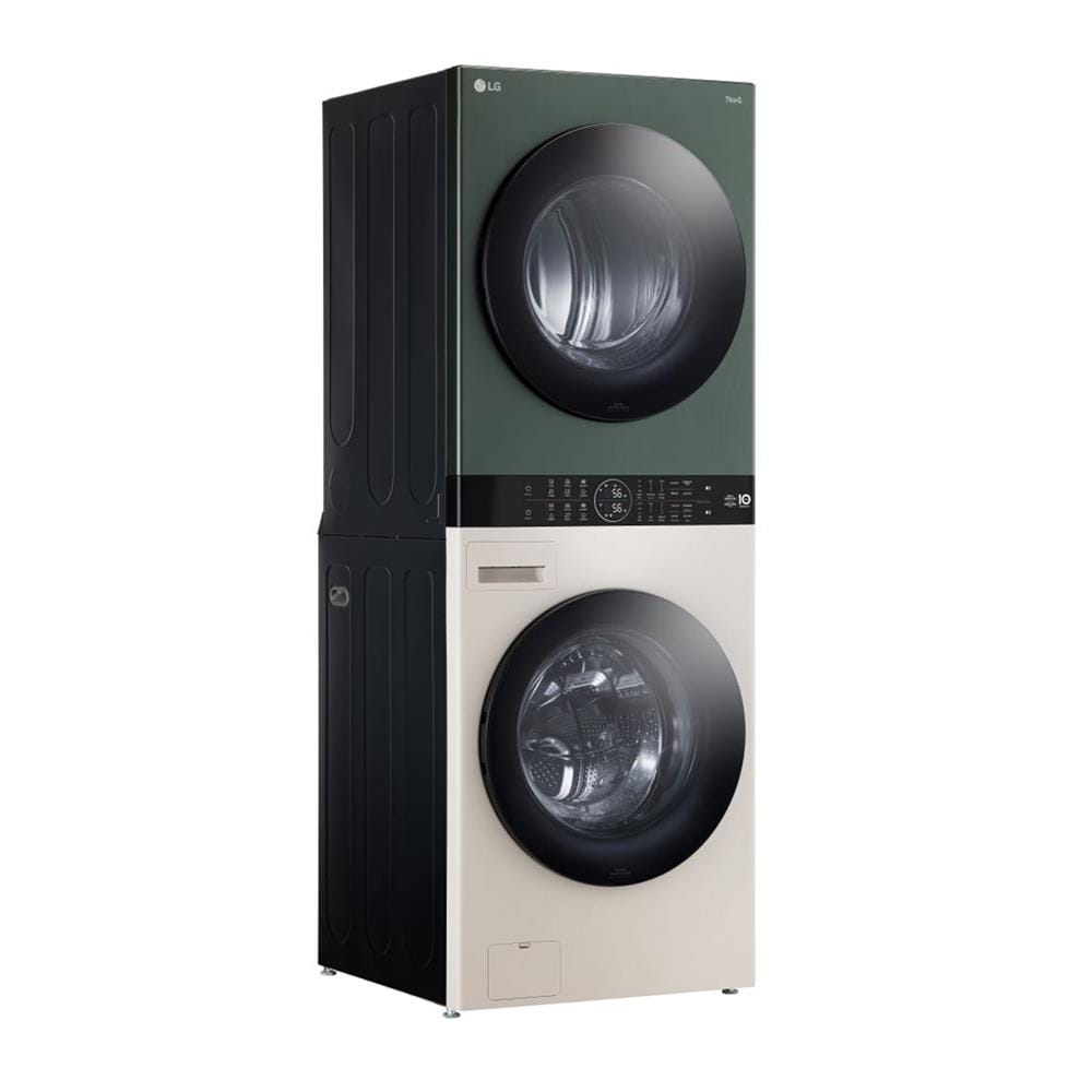 ตู้ซักผ้าและอบผ้า LG WT1410NHEG 14/10 กก. 1000RPM HEAT PUMP อินเวอร์เตอร์ สีเขียวเบจ