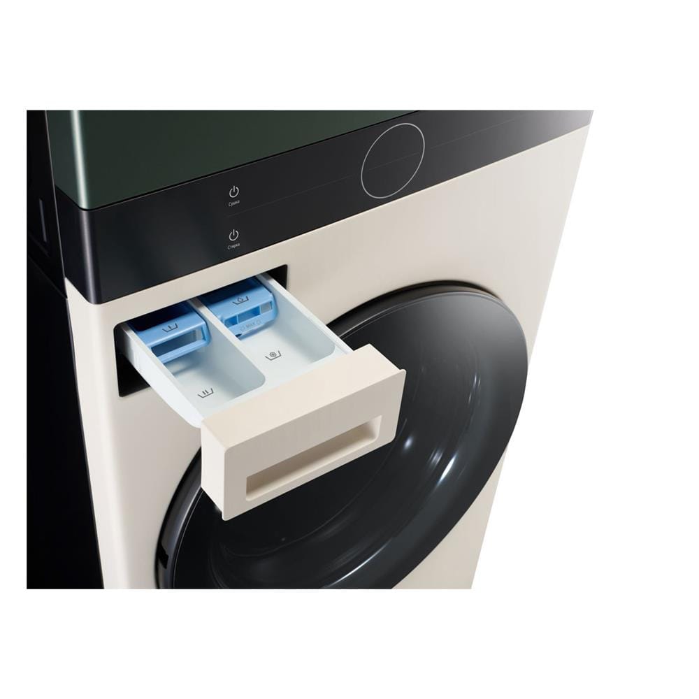 ตู้ซักผ้าและอบผ้า LG WT1410NHEG 14/10 กก. 1000RPM HEAT PUMP อินเวอร์เตอร์ สีเขียวเบจ