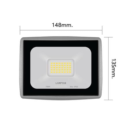 สปอตไลท์ภายนอก LED LAMPTAN FIRM 30 วัตต์ DAYLIGHT_6