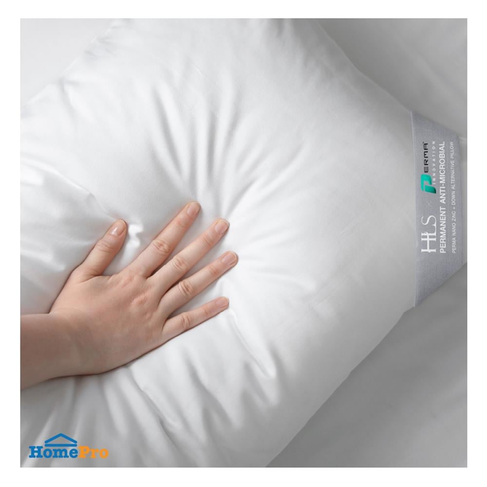 หมอนหนุน NANO ZINC HOME LIVING STYLE VITAL SOFT 19x29 นิ้ว สีขาว