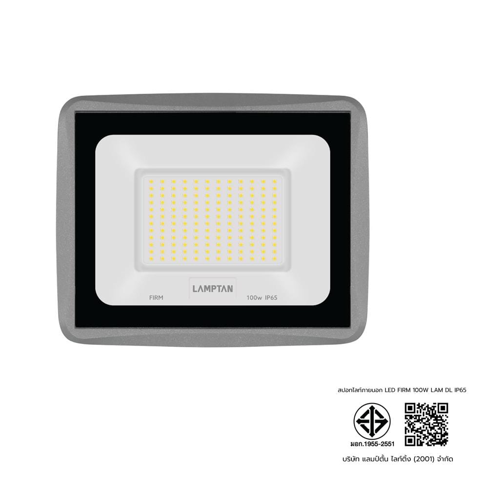 สปอตไลท์ภายนอก LED LAMPTAN FIRM 100 วัตต์ DAYLIGHT