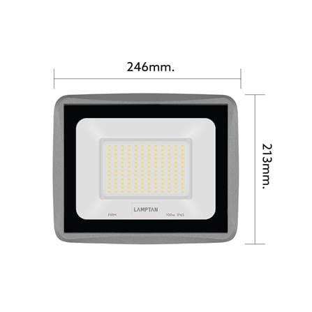 สปอตไลท์ภายนอก LED LAMPTAN FIRM 100 วัตต์ DAYLIGHT_6