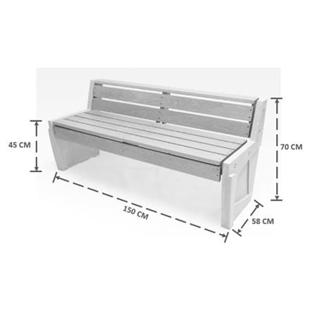 ม้านั่งสนาม BUA DESIGN BLOOM ECO WOOD สีไม้ธรรมชาติ_6
