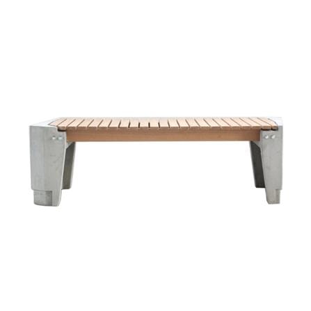 ม้านั่งสนาม BUA DESIGN BUA STONE1.0 ECO WOOD สีไม้ธรรมชาติ_1