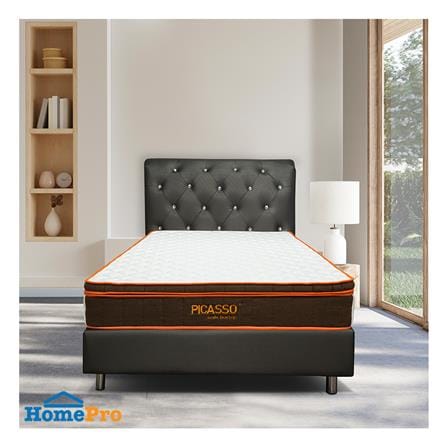 ที่นอนพ็อกเก็ตสปริง 3.5 ฟุต สุญญากาศ PICASSO COMFORT รุ่น SMILE BOXTOP พร้อมชุดเครื่องนอน 7 ชิ้น_3