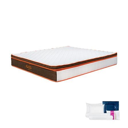 ที่นอนพ็อกเก็ตสปริง 6 ฟุต สุญญากาศ PICASSO COMFORT รุ่น SMILE BOXTOP พร้อมชุดเครื่องนอน 11 ชิ้น_0