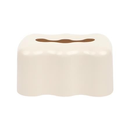กล่องทิชชู่แผ่น PS KECH WAVE SPRING สีครีม_1